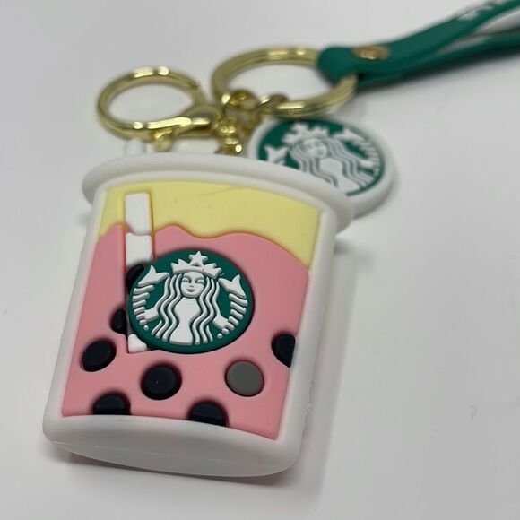 Starbucks Pink Drink Accessories Keychain - Picture 8 of 8